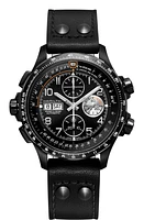 Khaki Aviation Black Dial 45MM X-Wind Automatic Chronograph H77736733