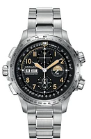 Khaki Aviation Black Dial 45MM X Wind Day Date Automatic Chronograph Limited Edition H77796135