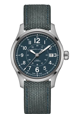 Khaki Field Blue Dial 40MM Automatic H70305943