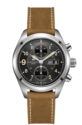 Khaki Field  Black Dial 42MM Automatic Chronograph H71616535