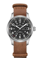 Khaki Field Black Dial 42MM Day Date Automatic H70535531