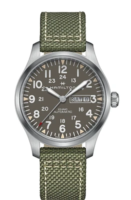 Khaki Field Grey Dial 42MM Day Date Automatic H70535081