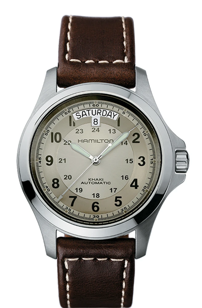 Khaki Field King Beige Dial 40MM Automatic H64455523