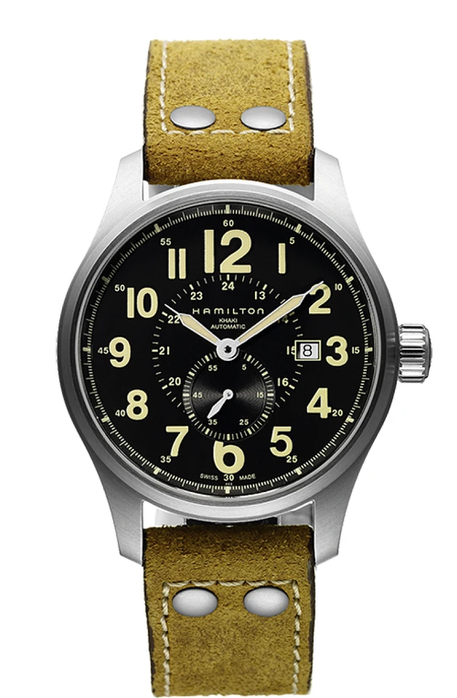 Khaki Field Officer Black Dial 44MM Automatic H70655733