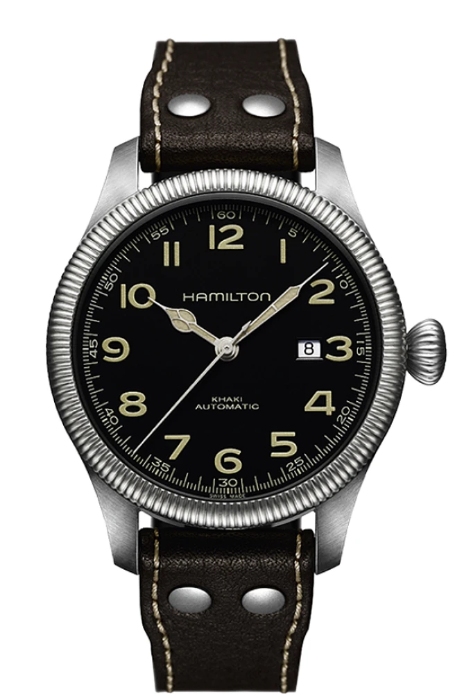 Khaki Field Pioneer Black Dial 45MM Automatic H60515533