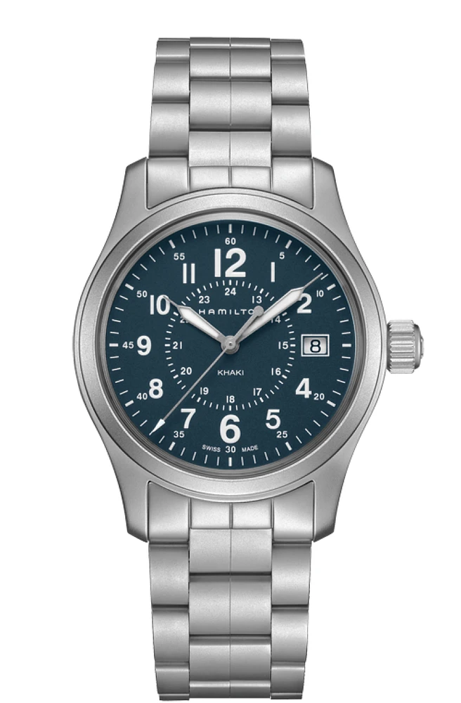 Khaki Field Blue Dial 38MM Quartz H68201143