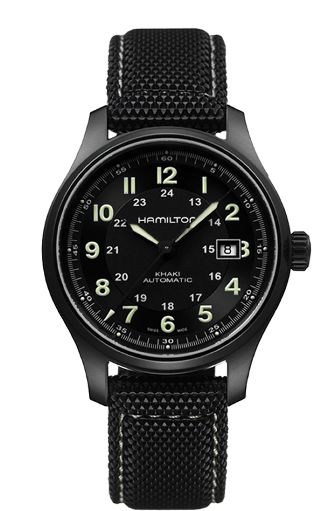 Khaki Field Black Dial 42MM Titanium Automatic H70575733