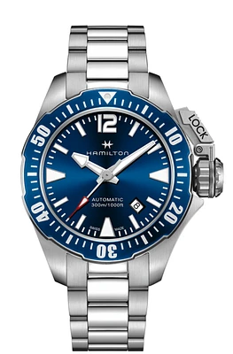 Khaki Navy Frogman Blue Dial 42MM Automatic H77705145