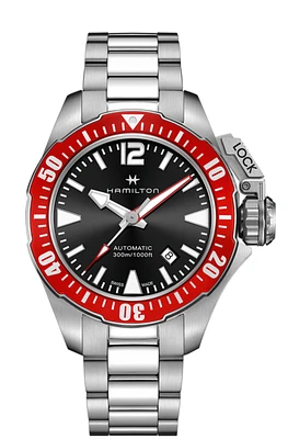 Khaki Navy Frogman Black Dial 42 MM Automatic H77725135