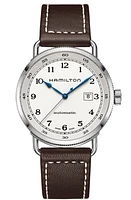 Khaki Navy Pioneer Silver Dial 43MM Automatic H77715553