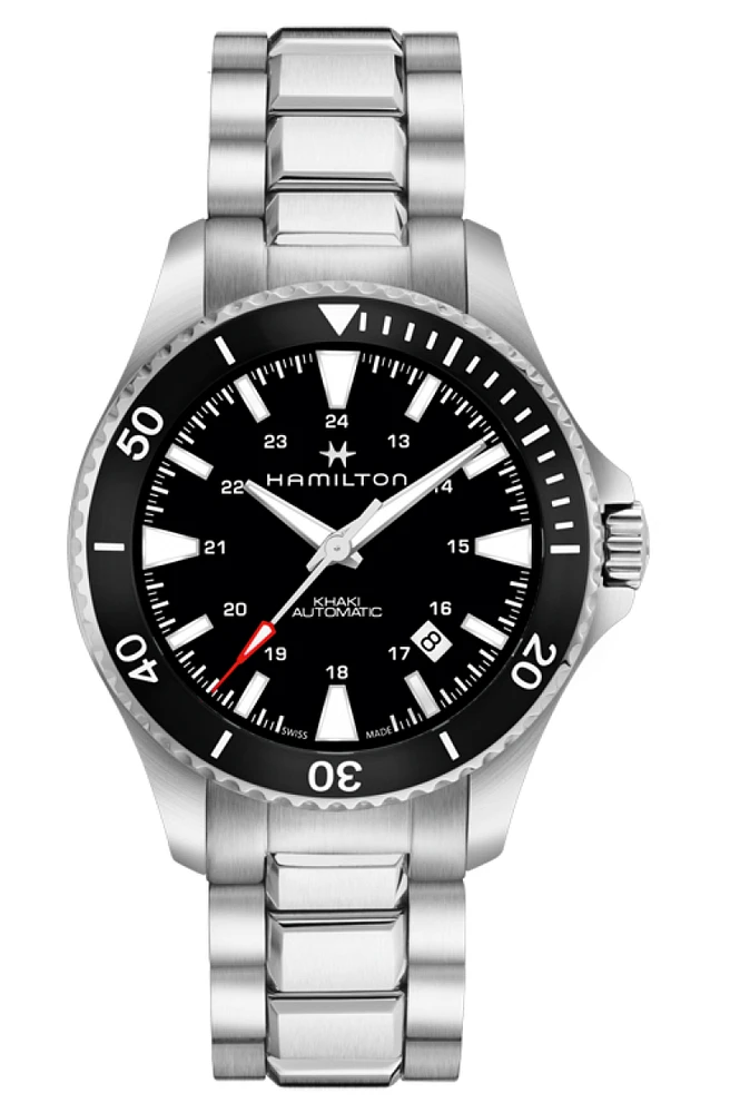 Khaki Navy Scuba Black Dial 40MM Automatic H82335131