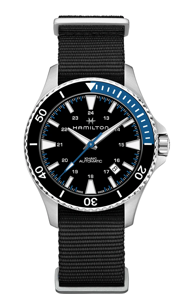 Khaki Navy Scuba Black Dial 40MM Automatic H82315931