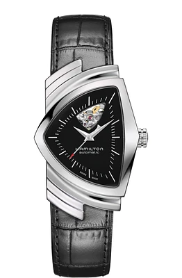 Ventura Open Heart Black Dial 35MM Automatic H24515732