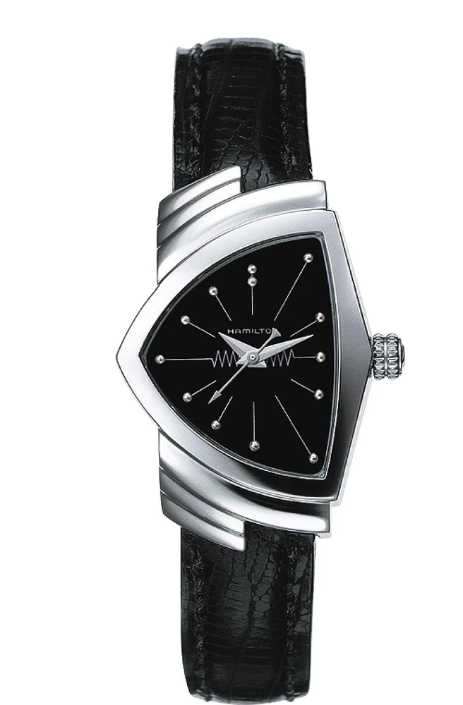 Ventura Black Dial 24MM Quartz H24211732