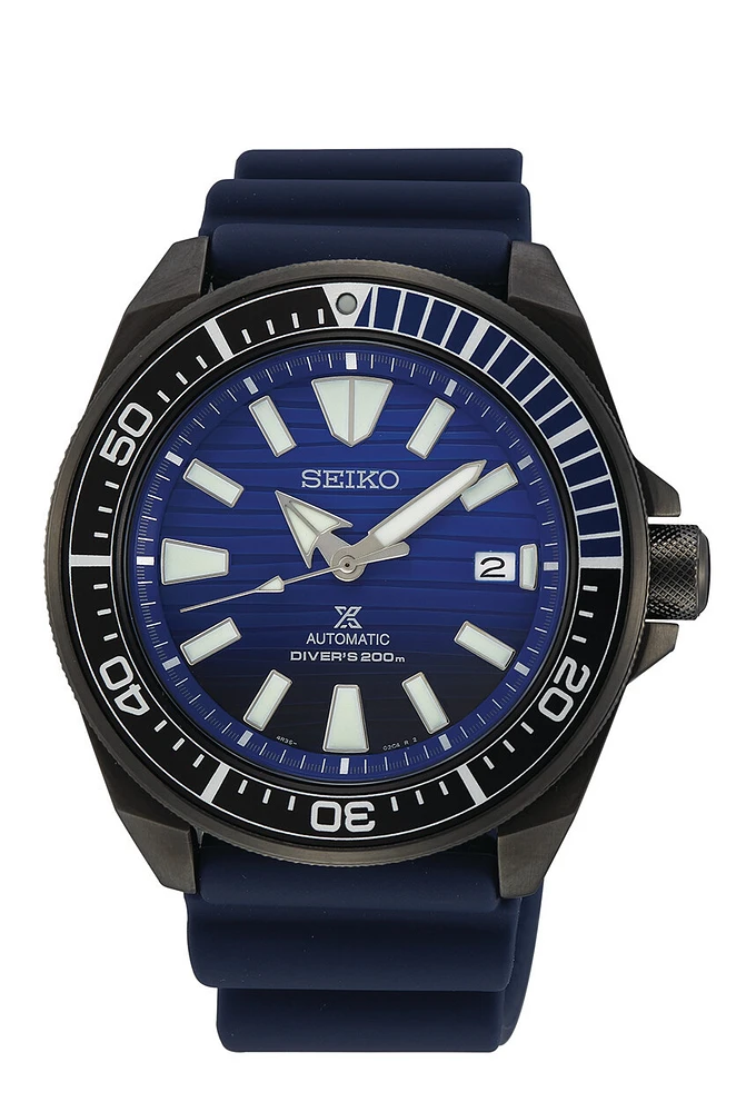 Prospex Blue Dial 44MM Diver " Samurai " Save the Ocean Automatic SRPD09