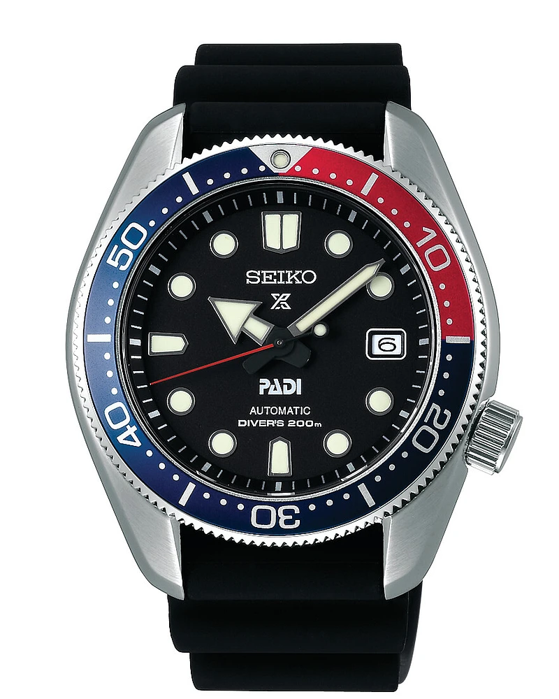 Prospex Black Dial 44MM Diver PADI MM200 Marine Master PEPSI Bezel Automatic SPB087