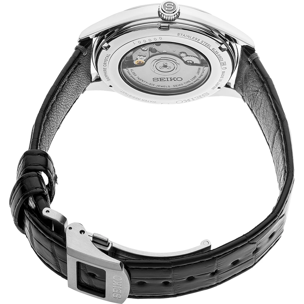 Presage Spring Drive Black Dial 39MM Automatic SJE081