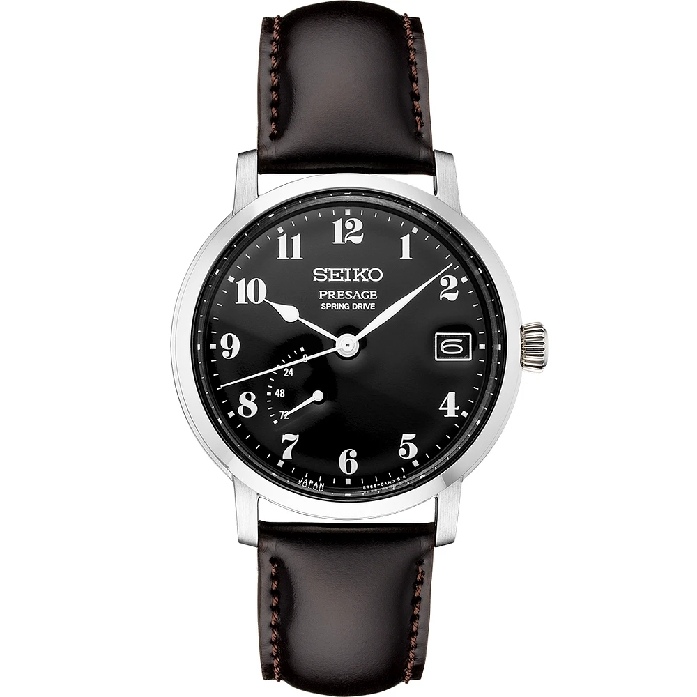 Presage Spring Drive Black Dial 40MM Automatic SNR039