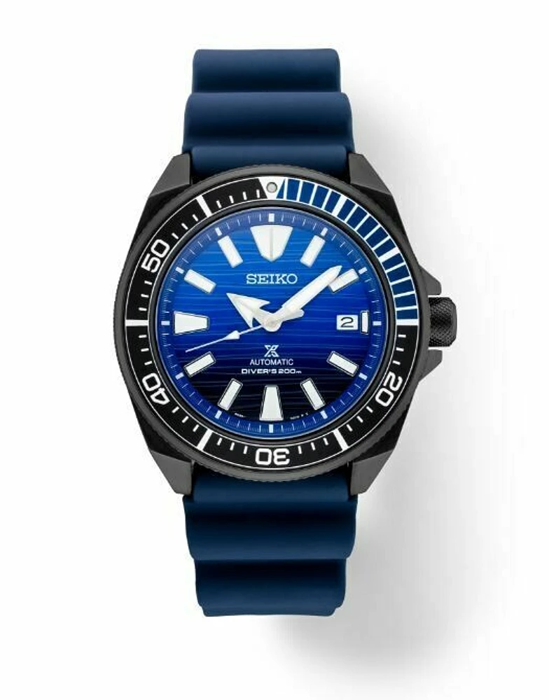 Prospex Blue Dial 44MM Diver " Samurai " Save the Ocean Automatic SRPD09