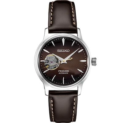 Presage Brown Open Heart Dial 34MM Automatic SSA783