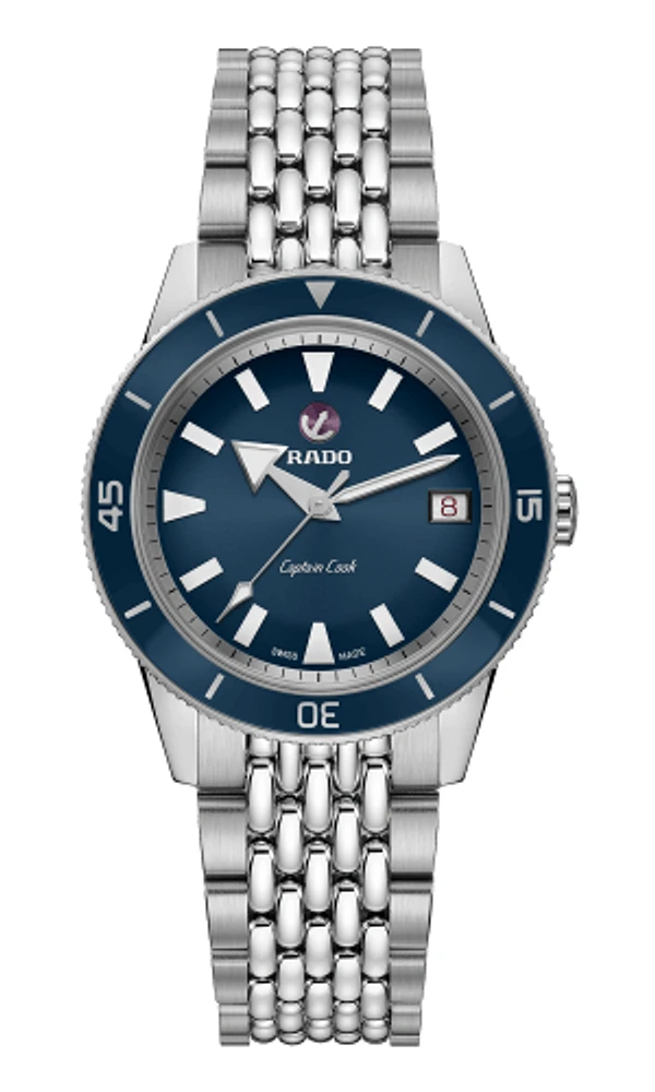 Captain Cook Navy Blue 37MM Automatic R32500203