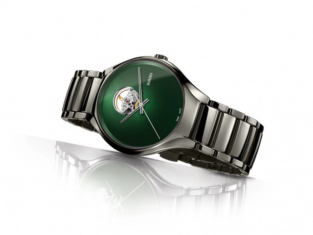 True Green Open Heart Dial 40MM Automatic R27108312