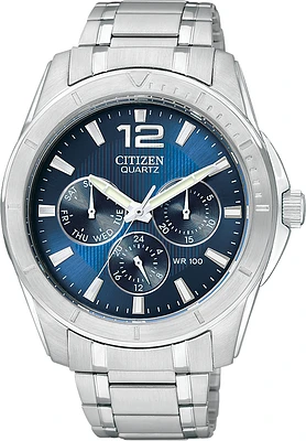 Quartz Blue Dial 42MM QTZ AG8300-52L