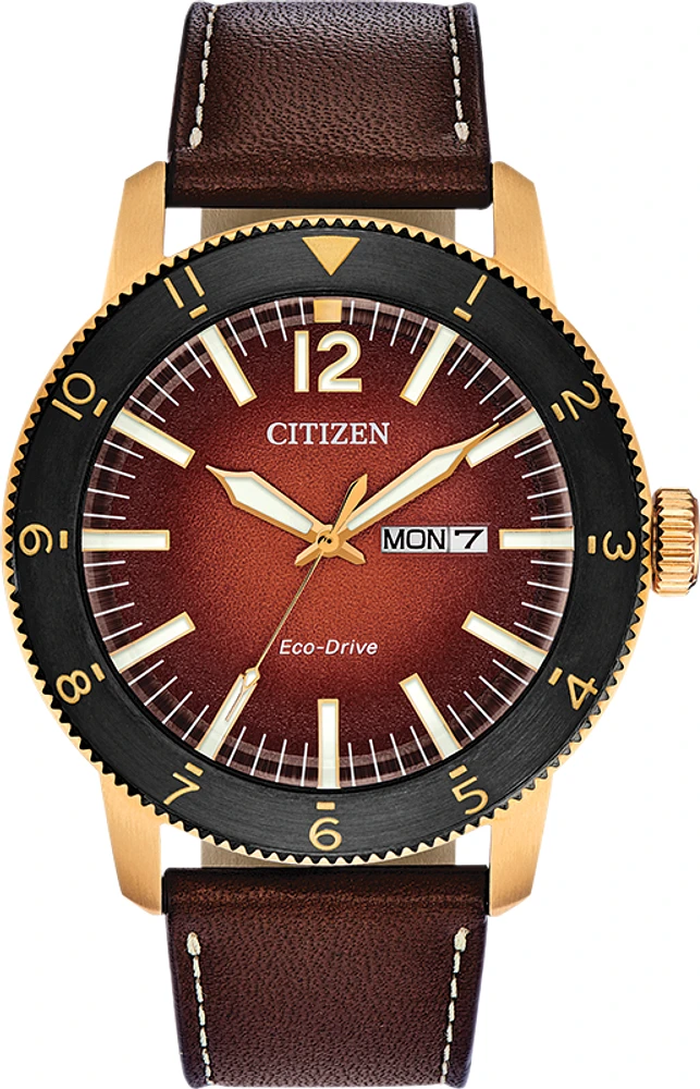 Citizen Brycen Orange Dial 44MM Eco-Drive AW0076-03X