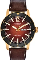 Citizen Brycen Orange Dial 44MM Eco-Drive AW0076-03X