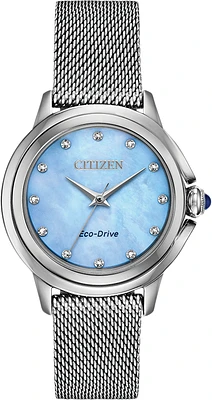 Ceci Mother of Pearl Dial 32MM Eco-Drive EM0790-55N