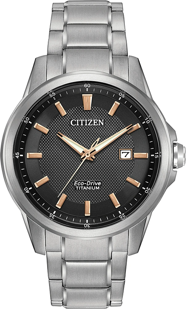 Citizen Chandler Black Dial 42MM Eco-Drive AW1490-50E