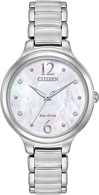 Citizen L Mother of Pearl Dial 32MM Eco-Drive EM0550-59D