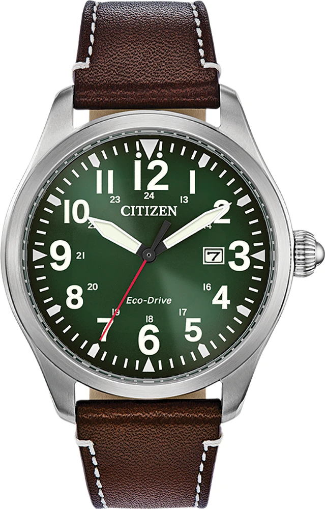 Citizen Garrison Green Dial 42MM Eco-Drive BM6838-09X