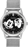 Disney Classic Black Dial 40MM Eco-Drive FE7060-56W