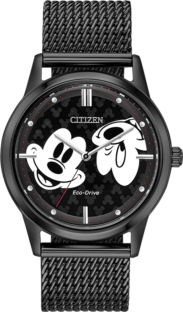 Disney Classic Black Dial 40MM Eco-Drive FE7065-52W