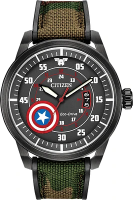 Citizen Marvel Classic Black Dial 45MM Eco-Drive AW1367-05W