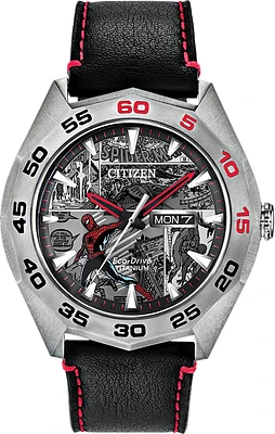 Citizen Limited Edition Spider-Man Grey Dial 44MM Eco-Drive AW0061-01W