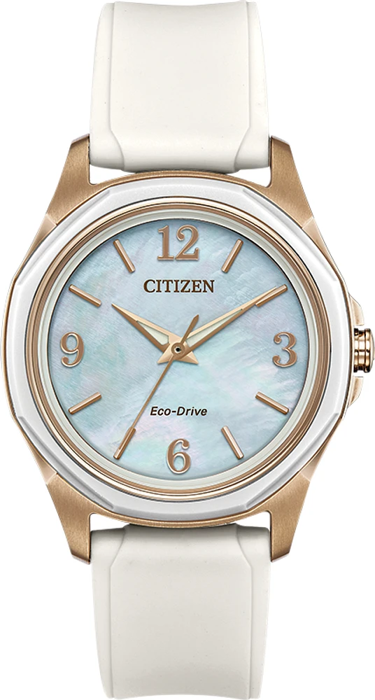 Drive Tbd Mother of Pearl Dial 35MM Eco-Drive FE7056-02D