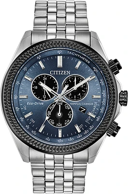 Perpetual Calendar Chronograph Blue Dial 44MM Eco-Drive BL5568-54L