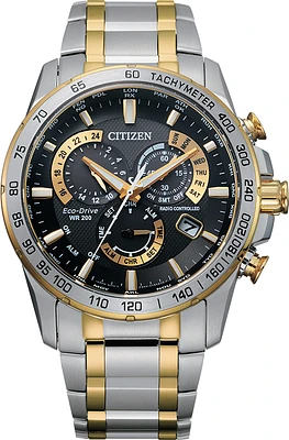 Perpetual Chrono A-T Black Dial 42MM Eco-Drive CB5894-50E