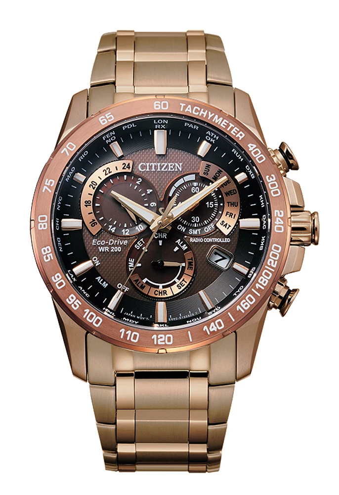 Perpetual Chrono A-T Brown Dial 42MM Eco-Drive CB5896-54X