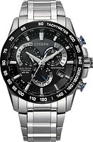 Perpetual Chrono A-T Black Dial 42MM Eco-Drive CB5908-57E