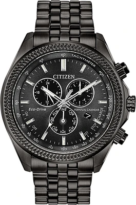 Perpetual Calendar Chronograph Black Dial 44MM Eco-Drive BL5567-57E