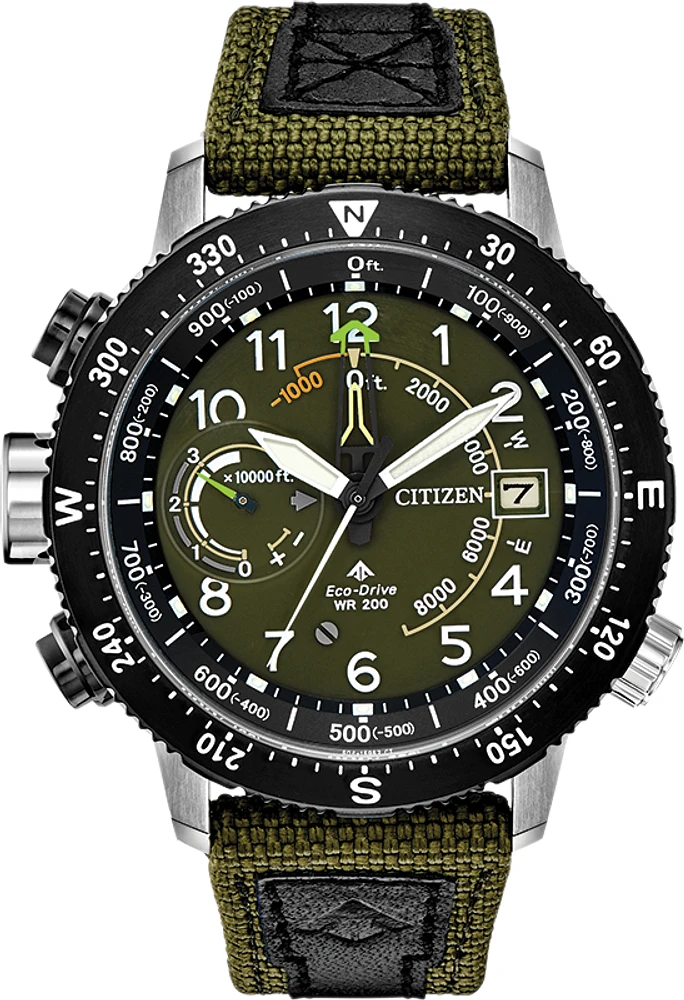 Promaster Altichron Green Dial 46MM Eco-Drive BN5050-09X