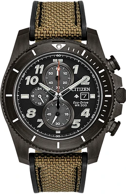 Promaster Tough Black Dial 44MM Eco-Drive CA0727-04E