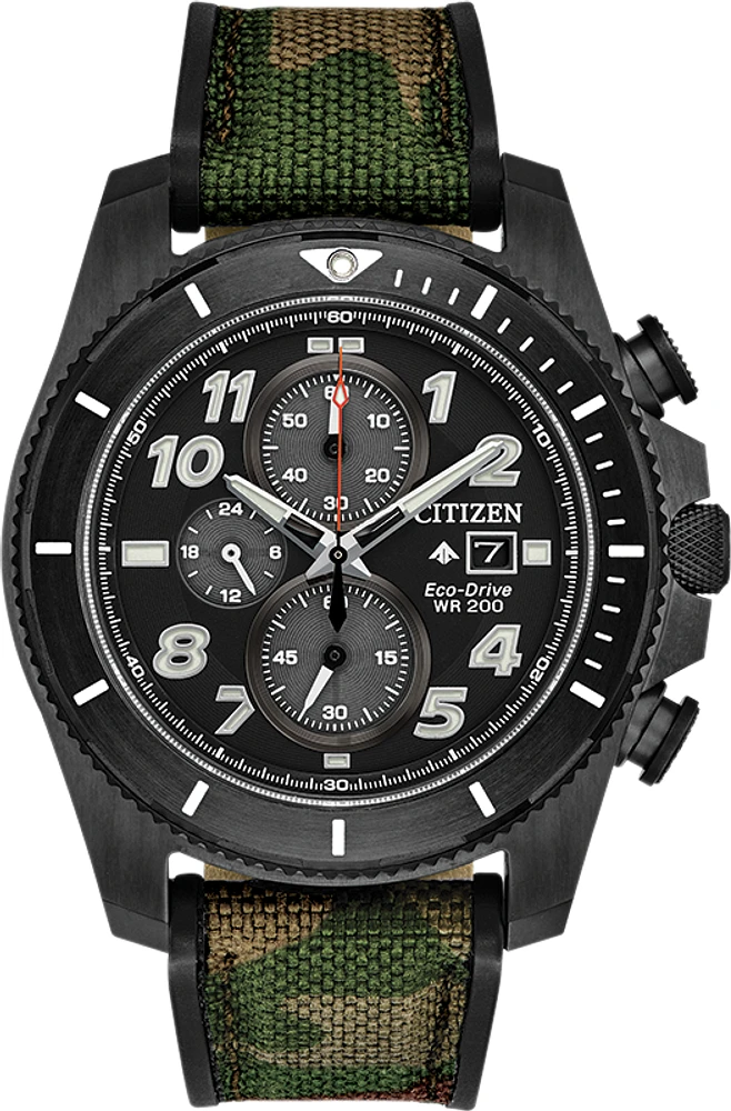 Promaster Tough Black Dial 44MM Eco-Drive CA0727-12E