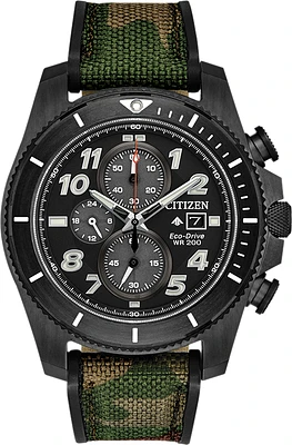 Promaster Tough Black Dial 44MM Eco-Drive CA0727-12E