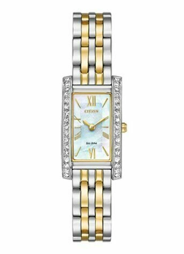 Silhouette Crystal Mother of Pearl Dial 32MM Eco-Drive EX1474-51D