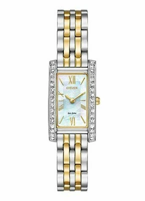 Silhouette Crystal Mother of Pearl Dial 32MM Eco-Drive EX1474-51D