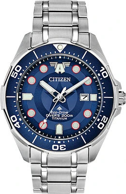 The First Avenger Special Edition Blue Dial 44MM Eco-Drive BN0208-54W